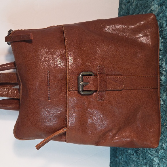 Spikes & Sparrow Elegant Vintage Brown Leather Women\'s Backpack Bag main image 12